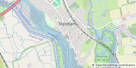 Map of Exeter, Devon