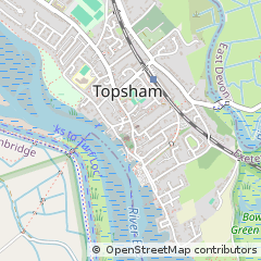 Map of Exeter, Devon