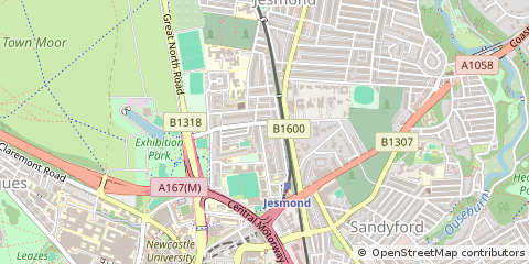 Map of Newcastle Upon Tyne