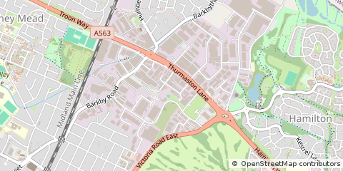 Map of Leicester