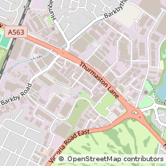 Map of Leicester
