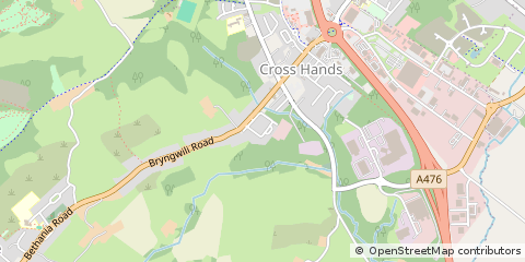 Map of Llanelli