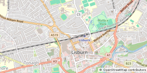 Map of Lisburn