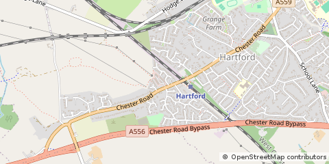 Map of Northwich, Cheshire