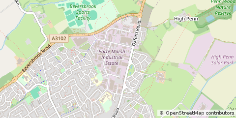 Map of Calne, Wiltshire