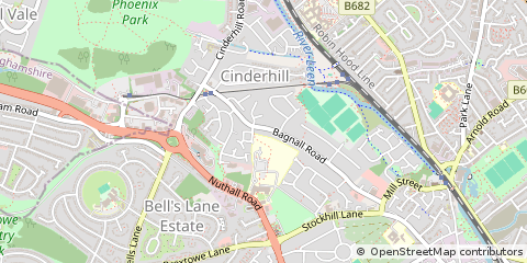 Map of Nottingham