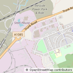 Map of Redcar, Cleveland