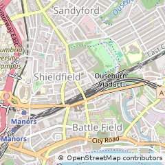 Map of Newcastle Upon Tyne