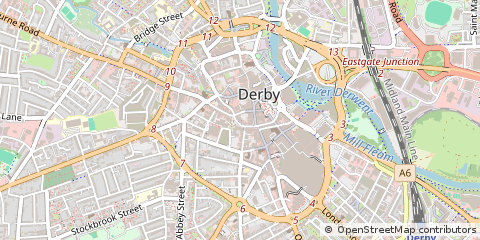 Map of Derby