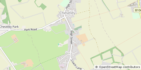 Map of Newmarket, Suffolk