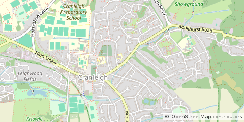 Map of Cranleigh