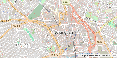 Map of Nottingham