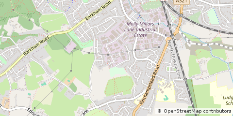 Map of Wokingham