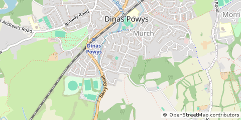 Map of Dinas Powys