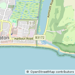 Map of Seaton, Devon