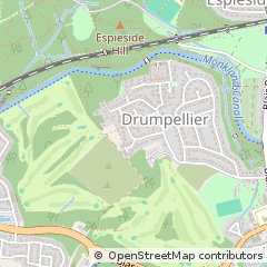 Map of Coatbridge, Lanarkshire