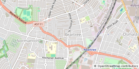 Map of Derby