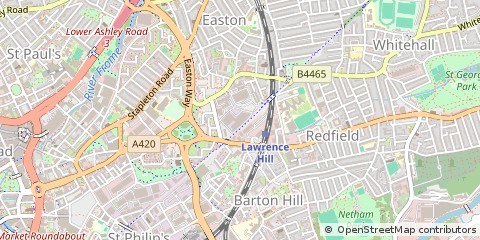 Map of Bristol