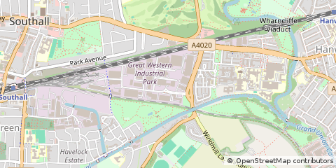 Map of Southall
