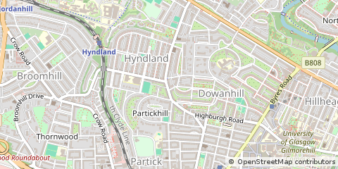 Map of Glasgow