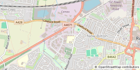Map of Rugby