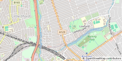 Map of Ilford, Essex