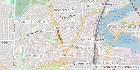 Map of Southampton