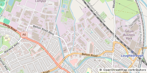 Map of Leicester