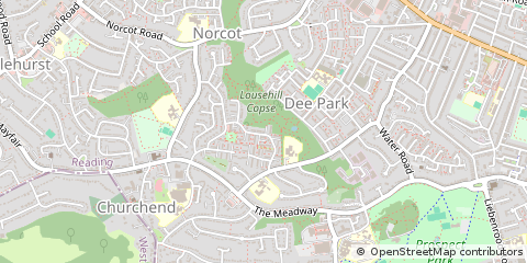 Map of Reading