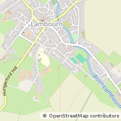 Map of Hungerford, Berkshire