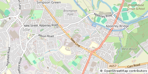 Map of Bradford