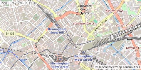 Map of Birmingham