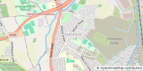 Map of Stoke-on-Trent