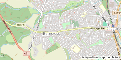 Map of Sheffield