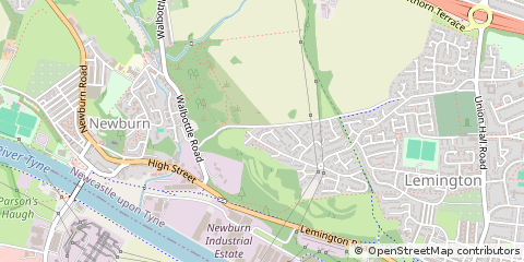 Map of Newcastle Upon Tyne, Tyne & Wear