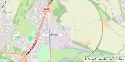 Map of Barnsley