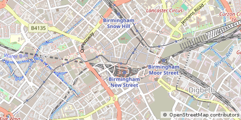 Map of Birmingham
