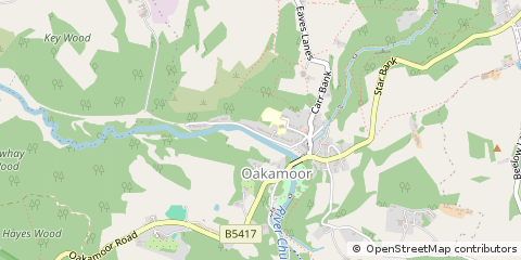 Map of Stoke-on-Trent, Staffordshire
