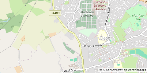 Map of Swansea