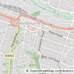 Map of Bournemouth, Dorset