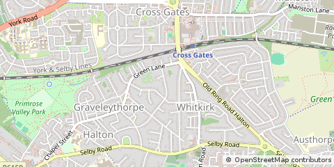 Map of Leeds