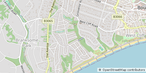 Map of Bournemouth