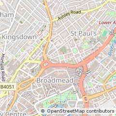 Map of Bristol, Avon