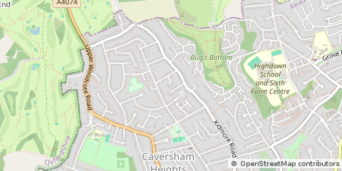Map of Reading