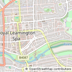 Map of Leamington SPA, Warwickshire