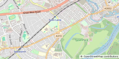 Map of Isleworth, Oxfordshire