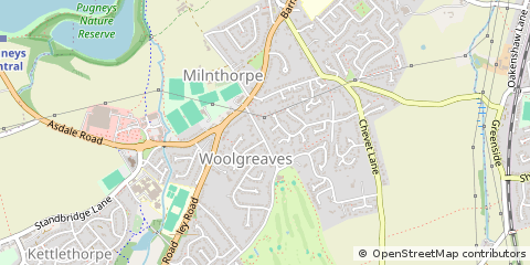 Map of Wakefield