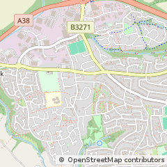 Map of Saltash, Cornwall