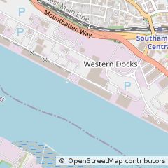Map of Southampton, Hampshire