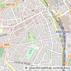 Map of Aberdeen, Aberdeenshire